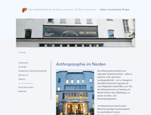 Tablet Screenshot of anthroposophie-nord.de